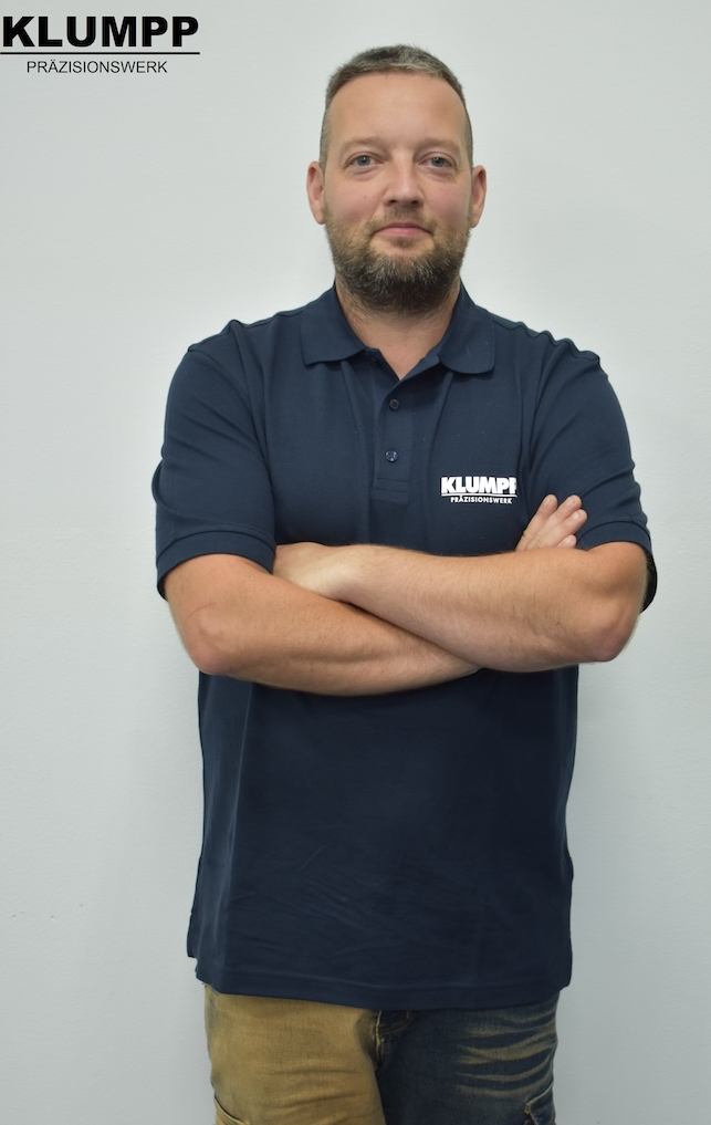 Foto eines Mitarbeiters des Referenzkunden Klummp