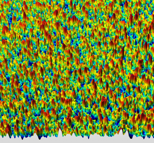 Beispielmessung Black Silicon