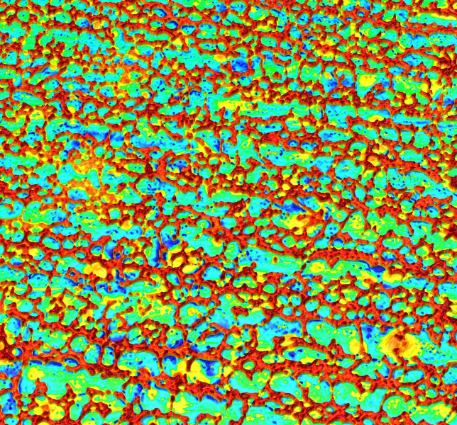 Beispielmessung Kolloidstrukturen