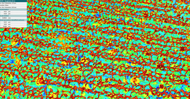 Beispielmessung Kolloidstrukturen