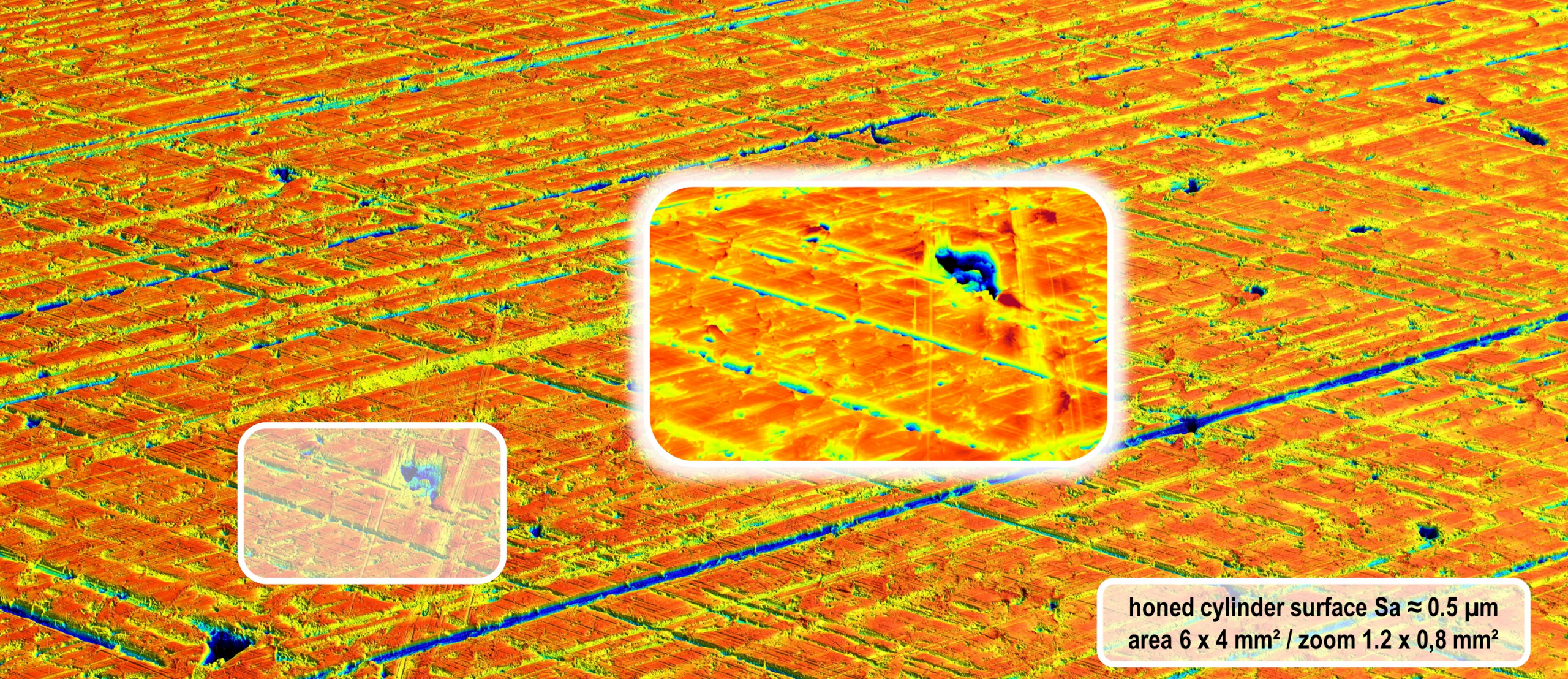 Beispielmessung smartWLI Cylinderinspector3D