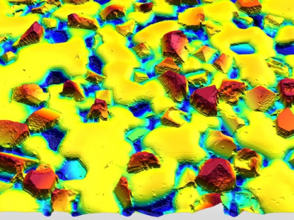 Beispielmessung für die Bewertung der Oberflächen von Diamantwerkzeugen