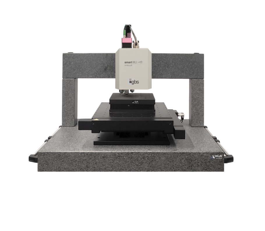 Produktfoto des SmartWLI nimbus8 in Kombination mit einer Granitportal