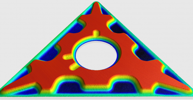 Beispielmessung einer Wendeschneidplatte