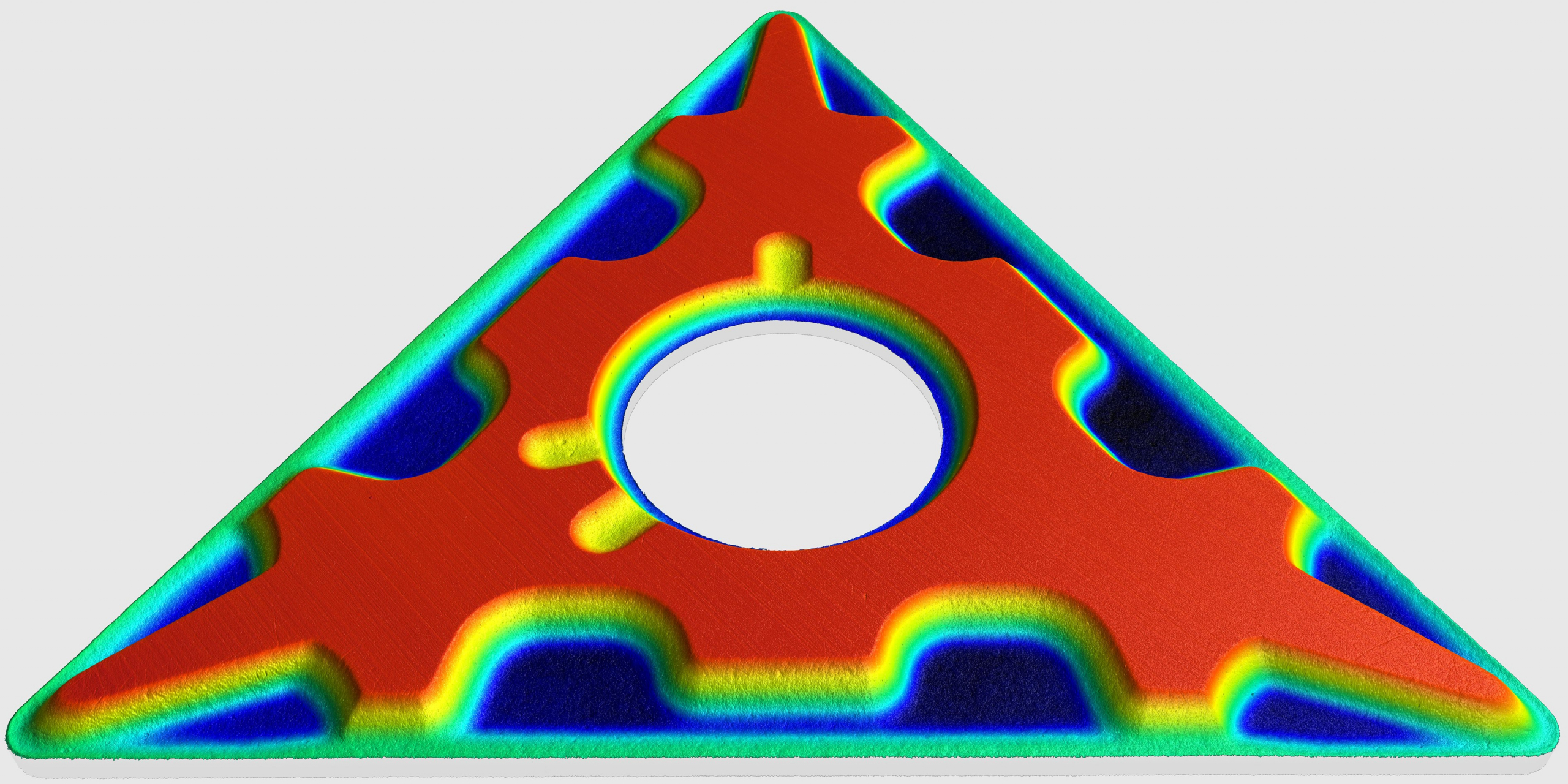 Sample measurement of an indexable insert