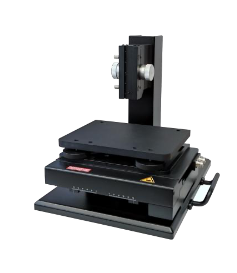 Produktfoto Stativ aus pulverbeschichtetem Aluminium manuell bedienbar & z.T. motorisiert