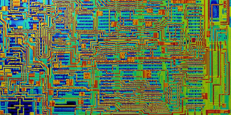 Beispielmessung eines strukturierten Waters