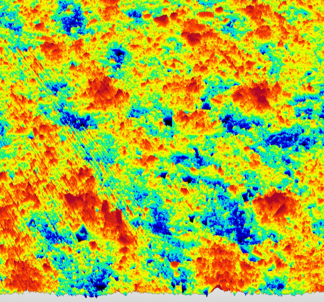 Beispielmessung superpolierte SiC Oberfläche