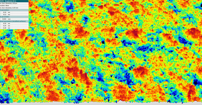 Beispielmessung superpolierte SiC Oberfläche