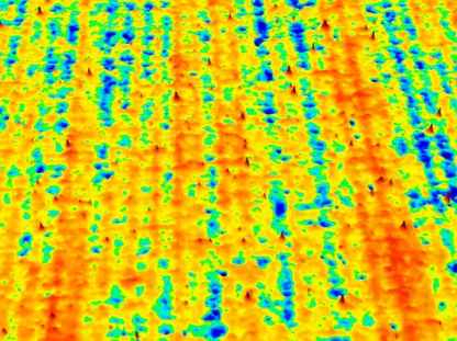 Beispielmessung einer vechromten Oberfläche mit dem smartWLI Compact